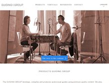Tablet Screenshot of guiding-group.com